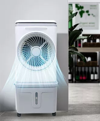 AC/DC充電式空気冷却器